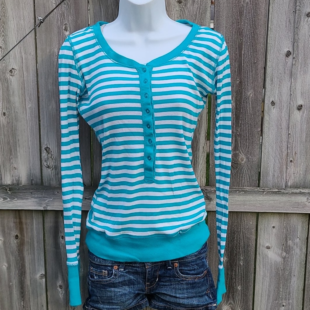 Stripe Top with Long Sleeves